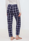 Triumph Check Pyjama Bottoms, Purple