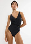 Triumph Summer Twist Padded Cup Swimsuit, Black