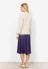 Soyaconcept Dollie High Neck Button Detail Sweater, Cream