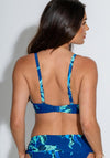 Pour Moi Palermo Wired Floral Bikini Top, Blue