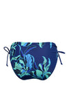 Pour Moi Palermo Adjustable Side Floral Bikini Brief, Blue