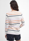 Barbour Womens Hawkins Stripe Top, Cloud