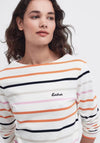 Barbour Womens Hawkins Stripe Top, Cloud