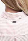 Barbour Womens Beachfront Pinstripe Shirt, Shell Pink