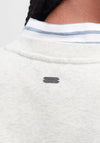 Barbour Womens Northumberland Logo Sweatshirt, Cloud