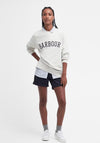 Barbour Womens Northumberland Logo Sweatshirt, Cloud