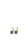 Dyrberg/Kern Louise Hook Earrings, Gold & Blue