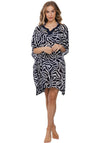 Pastunette Print Cover Up, Navy