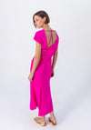 Kameya Cut-Out Back Maxi Dress, Fuchsia