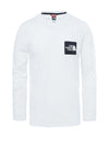 The North Face Men’s Fine Long Sleeve T-Shirt, White