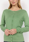 Soyaconcept Dollie Soft Knit Cardigan, Green