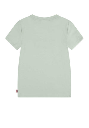 Levi’s Girls Batwing Logo Short Sleeve Tee, Green