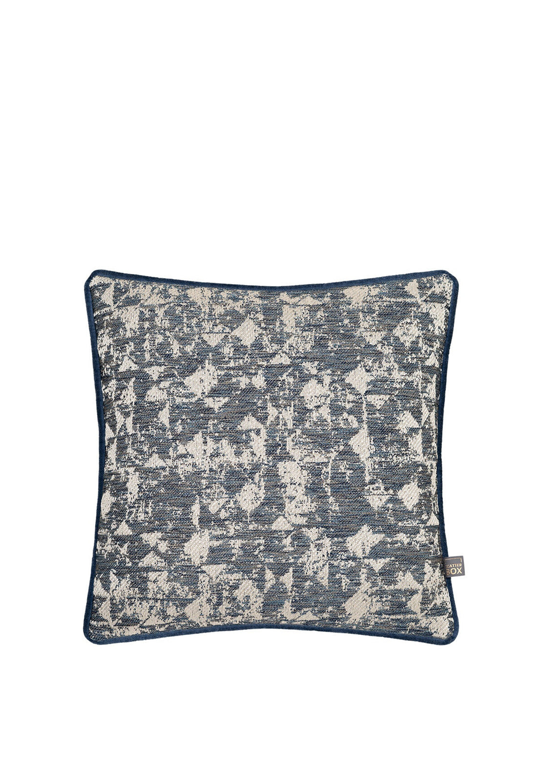 Scatter Box Joni Abstract Cushion 43x43cm, Blue/Silver