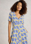 White Stuff Megan Floral Print Dress, Blue