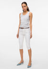 Vero Moda Elly Capri Jeans, White