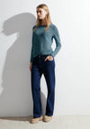 Cecil Structured Pattern Sweater, Stillwater Blue