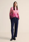 Street One Feather Yarn Sweater, Bright Cosy Pink