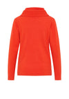 Barbara Lebek Roll Neck Knitted Top, Orange
