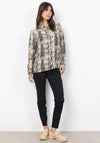 Soyaconcept Aida Snake Print Shirt, Cream