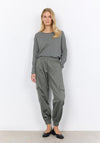 Soyaconcept Akila Cargo Style Jogger Trousers, Dusty Green