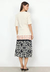 Soyaconcept Dinna Print Midi Skirt, Coral