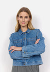 Soyaconcept Dolores Short Denim Jacket, Mid Wash Denim
