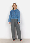 Soyaconcept Dolores Short Denim Jacket, Mid Wash Denim
