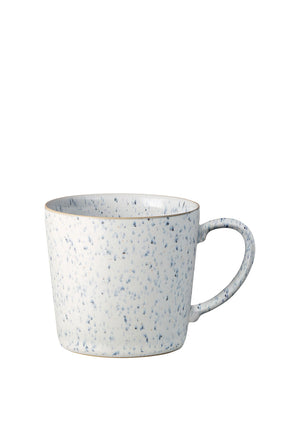 Denby Studio Blue Chalk Large Mug, White & Blue