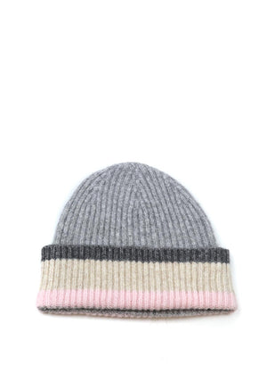 Peace Of Mind Knitted Beanie Hat, Multicoloured