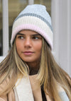 Peace Of Mind Knitted Beanie Hat, Multicoloured
