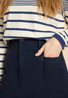 White Stuff Penny Midi Skirt, Dark Navy