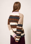 White Stuff Medway Colour Block Jumper, Natural Multi