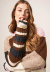 White Stuff Medway Colour Block Jumper, Natural Multi