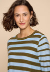 White Stuff Emma Striped Wool Blend Sweater, Blue Multi