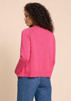 White Stuff Lulu Knitted Cardigan, Mid Pink