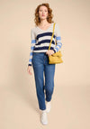 White Stuff Merino Striped Wool Jumper, Navy Multi
