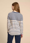 White Stuff Clara Striped T-Shirt, Ivory Multi