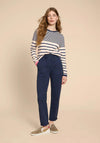 White Stuff Clara Striped T-Shirt, Ivory Multi
