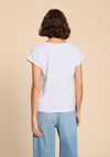 White Stuff Nelly Embroidered T-Shirt, Brilliant White