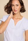 White Stuff Nelly Embroidered T-Shirt, Brilliant White