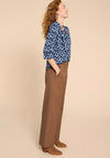 White Stuff Belle Wide Leg Trouser, Mid Tan