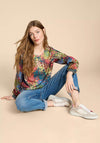 White Stuff Iris Floral Print Top, Pink