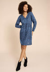 White Stuff Penelope Print Mini Dress, Blue Print