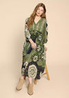 White Stuff Jenna Mosaic Pattern Maxi Dress, Green Print