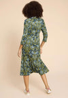 White Stuff Naya Print Jersey Midi Dress, Green