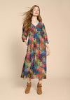 White Stuff Lucy Eco Vero Maxi A-Line Dress, Pink Print