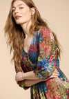 White Stuff Lucy Eco Vero Maxi A-Line Dress, Pink Print