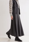 Yerse Rosi Wool Blend Aline Maxi Skirt, Grey