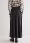 Yerse Rosi Wool Blend Aline Maxi Skirt, Grey