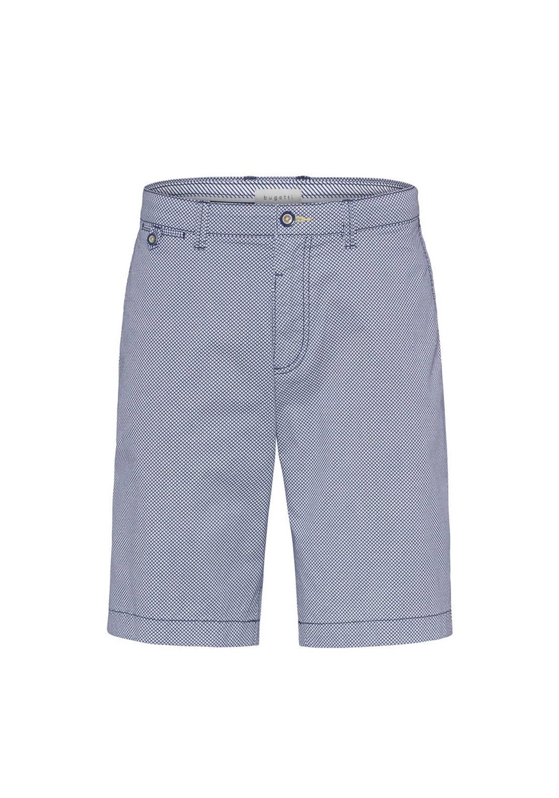 Bugatti Mens Bermuda Shorts, Blue Muti